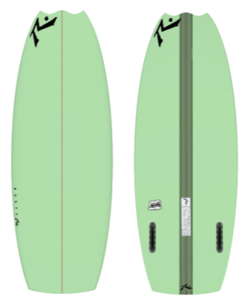 Snaggle Tooth 2.0 4&#39;2&quot; x 19.0 X 1.73 - 18.00L, Squash, 2x  Futures Fin Boxes, EPS - ID:926299