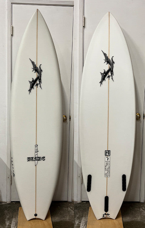 The Blade (no channels) 6&#39;0&quot; x 19.375 X 2.25 - 31.00L, Half Moon, 3x  Futures Fin Boxes, PU - ID:939934