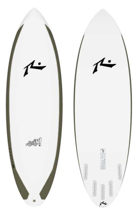 So Fun 6&#39;0&quot; x 20.75 X 2.6 - 37.00L, Round, 5x  Futures Fin Boxes, EPS Carbon Rails - ID:926162