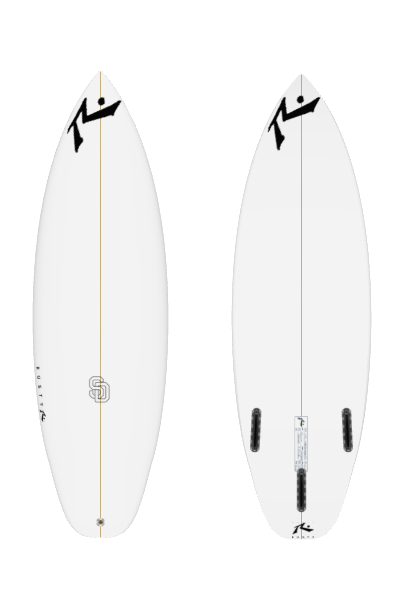 SD Grom 4&#39;6&quot; x 16.75 X 1.84 - 15.40L, Squash, 3x  Futures Fin Boxes, PU - ID:926392