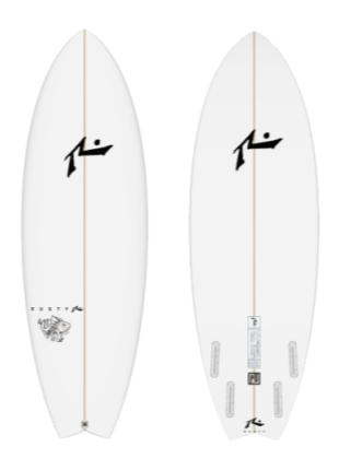 421 Fish 5&#39;6&quot; x 20.5 X 2.3 - 30.00L, Dove, 4x  Futures Fin Boxes, PU - ID:926335