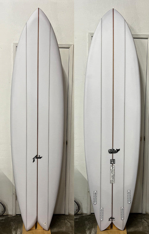 Moby Fish 7&#39;6&quot; x 22.75 X 3.05 - 59.90L, Swallow, 4x  Futures Fin Boxes, PU - ID:926177