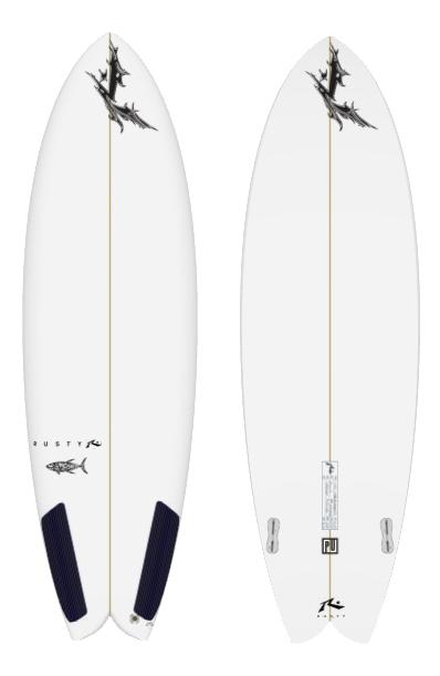 419 Fish 6&#39;6&quot; x 22.1 X 2.32 - 42.70L, Swallow, 2x  FCS 2 Fin Boxes, PU - ID:926095