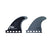 Rusty x NVS Custom Wakesurf Fiberglass Fin Set - Twin