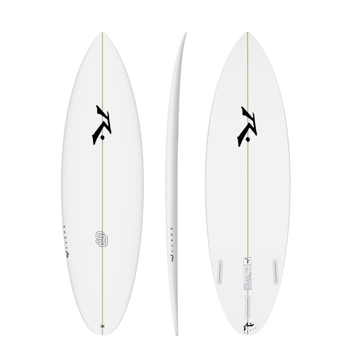 RUSTY SD RT RE Surfboard Model