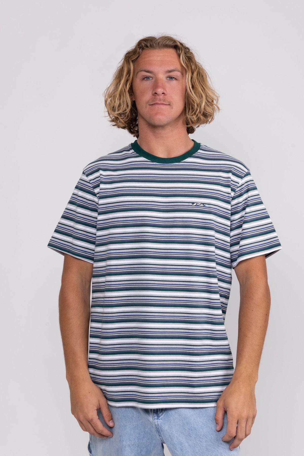 Rusty USA Backtrack Ss Tee GREEN