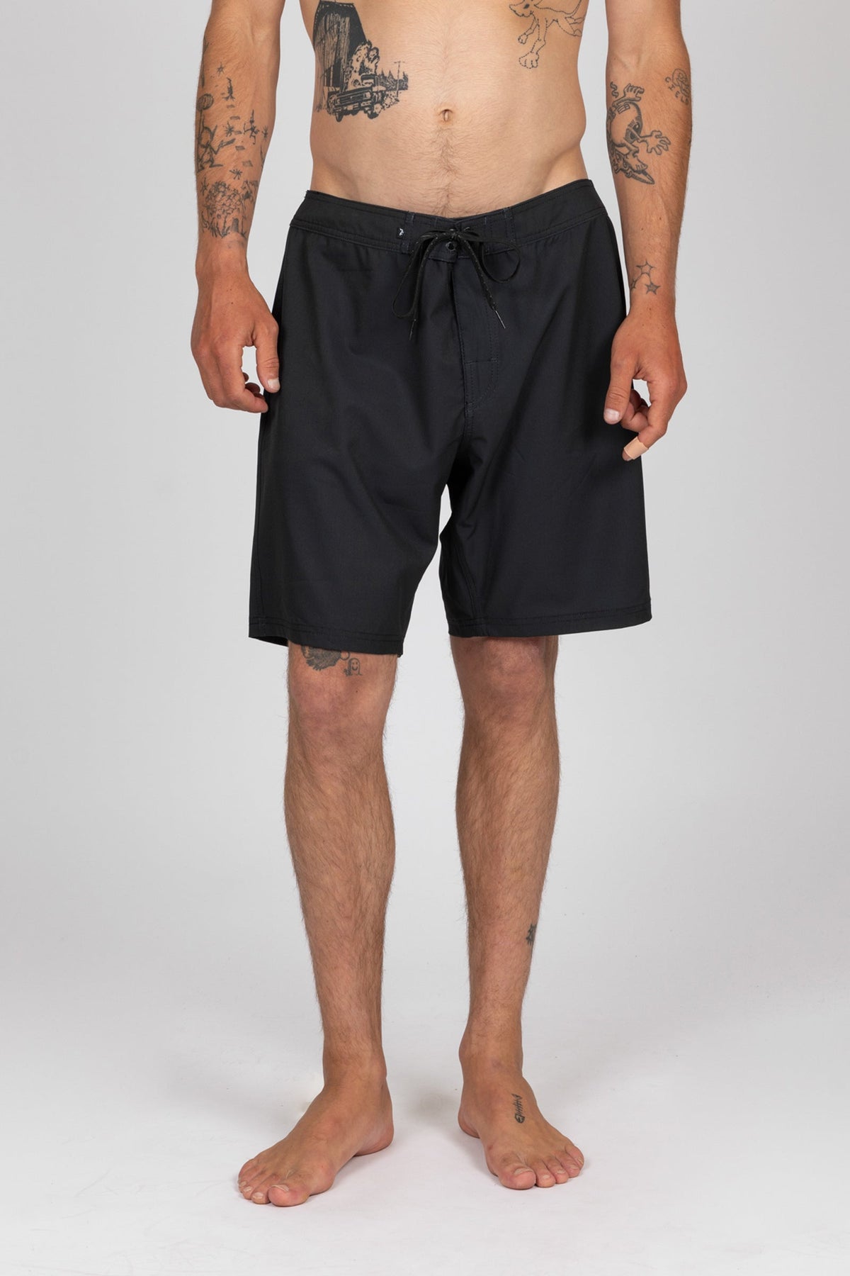 Rusty USA Baseline Boardshort 19&quot; Black