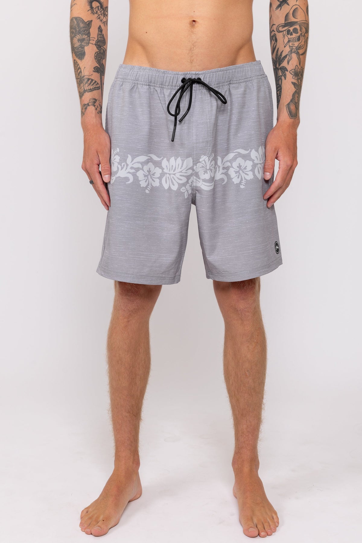 Rusty USA Borli Elastic Boardshort GREY MARLE