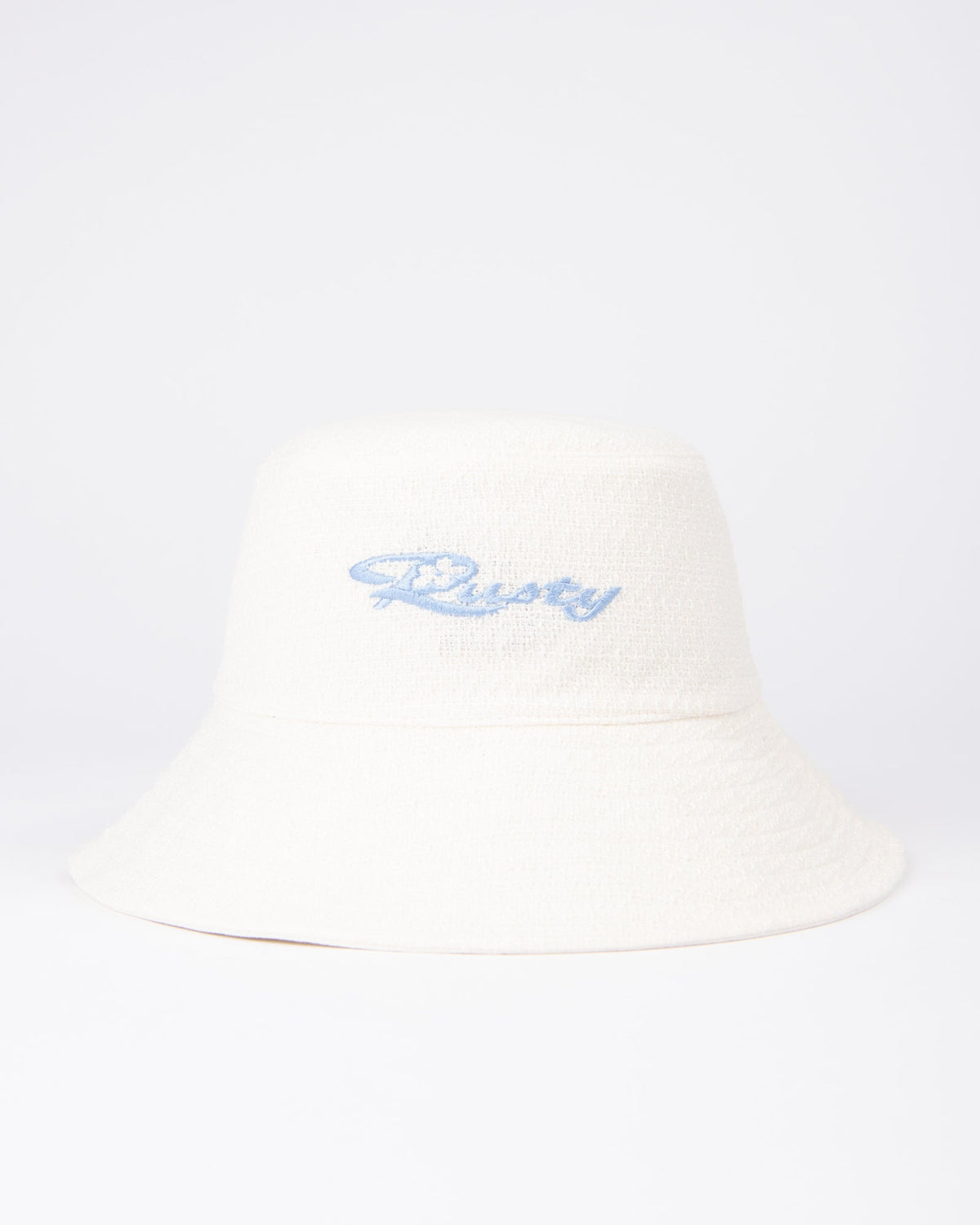 Rusty USA BOUNCLE REVERSIBLE BUCKET HAT CREAM