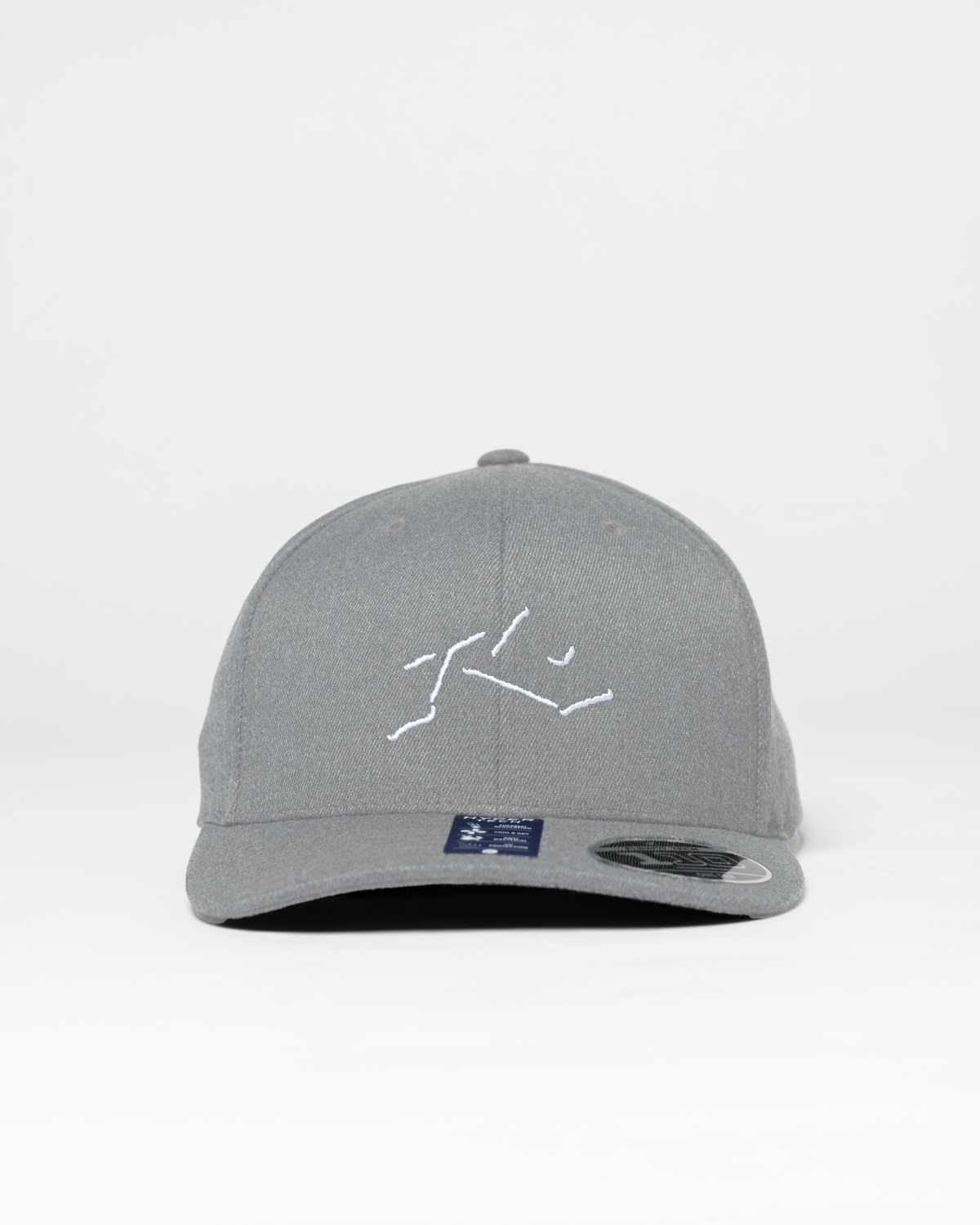 Rusty USA CORE FLEXFIT 110 CAP FROST GREY