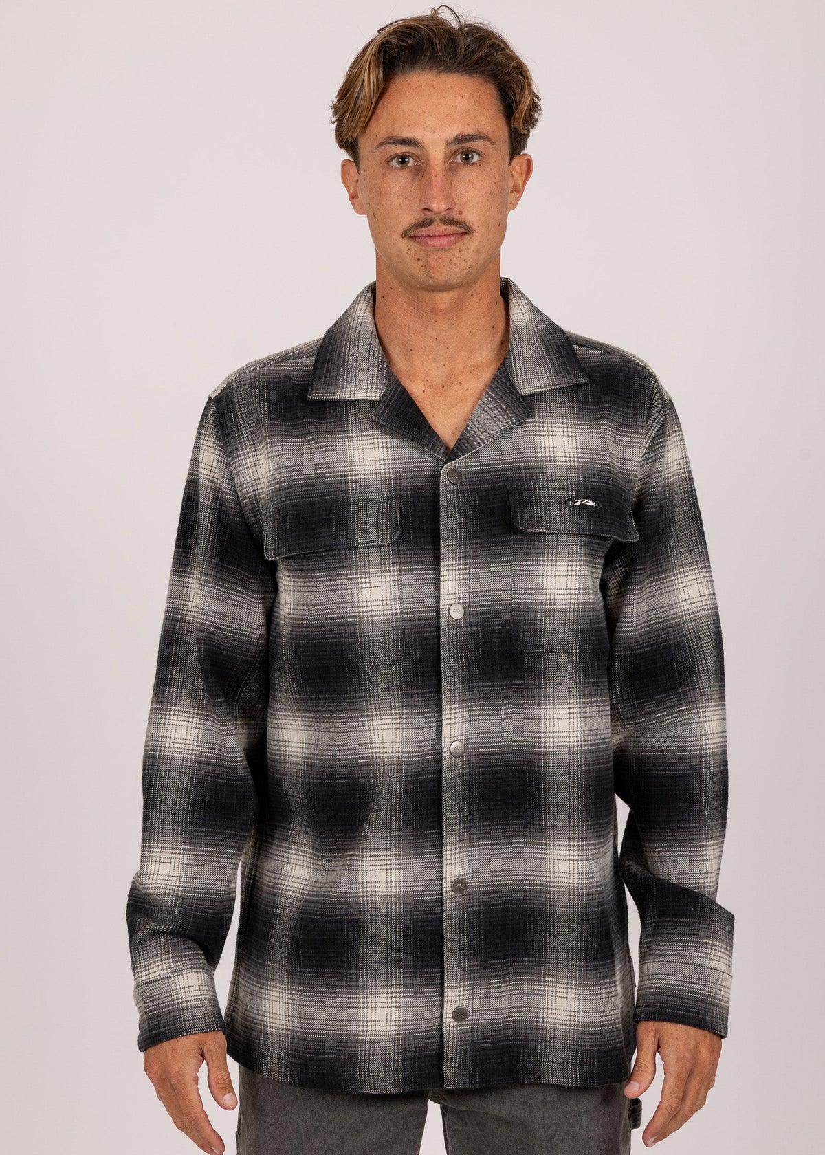 Rusty USA Holyoke Flannel CHARCOAL