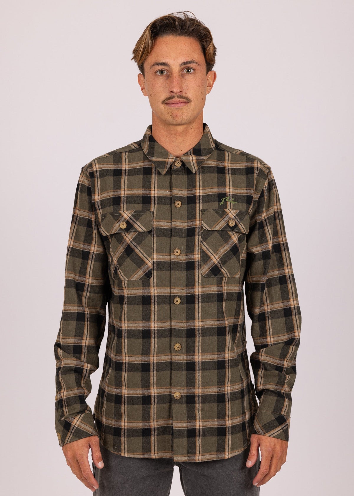 Rusty USA Monadnock Flannel ARMY