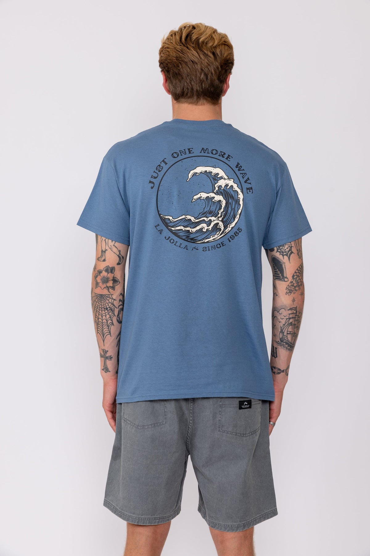 Rusty USA One More Wave Ss Tee INDIGO