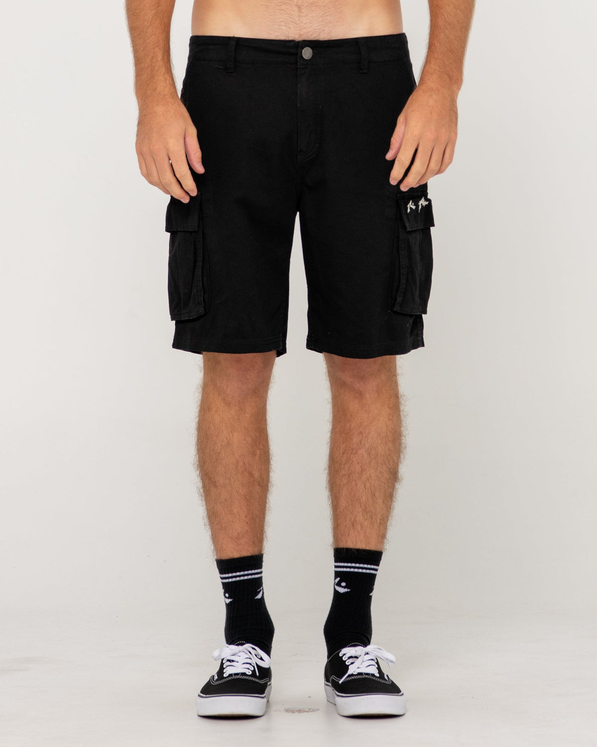 Rusty USA SAFARI CARGO SHORT BLACK