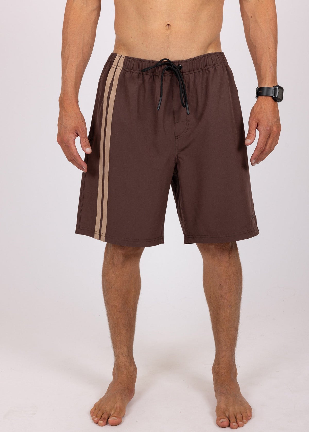 Rusty USA Sano Elastic Boardshort CHOCOLATE