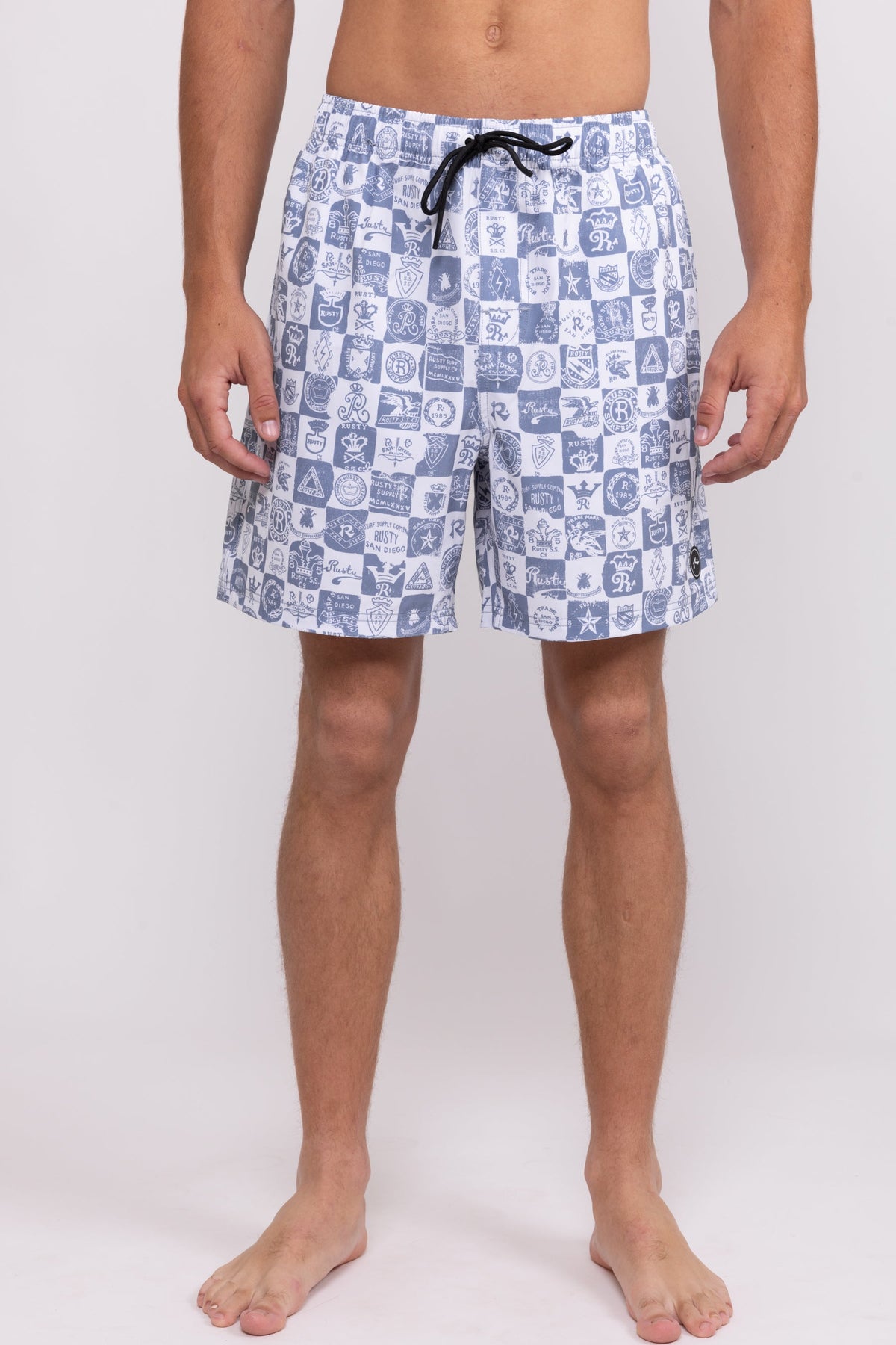 Rusty USA Shortboard Elastic Boardshort ASH BLUE