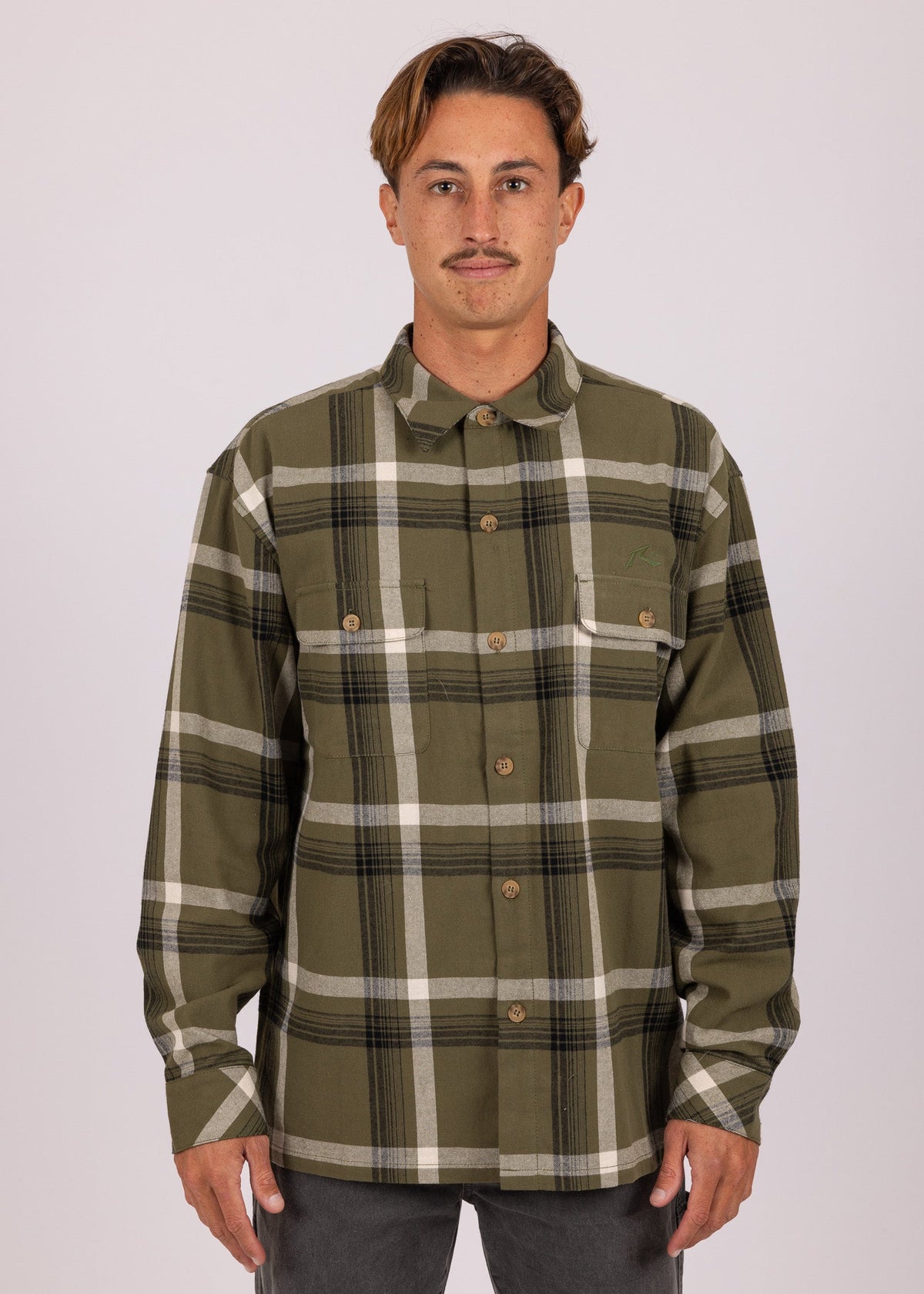 Rusty USA Tolland Flannel ARMY