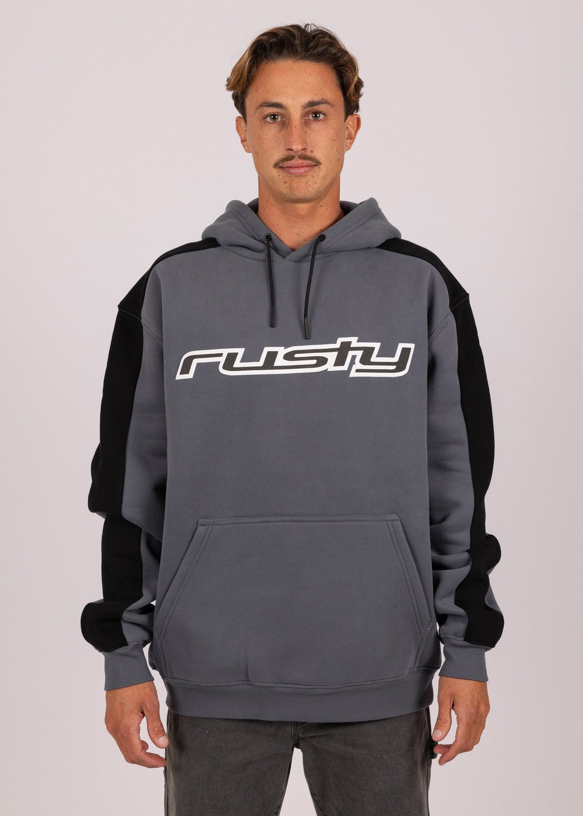 Rusty USA Y2K Hooded Super Fleece MOONLIGHT