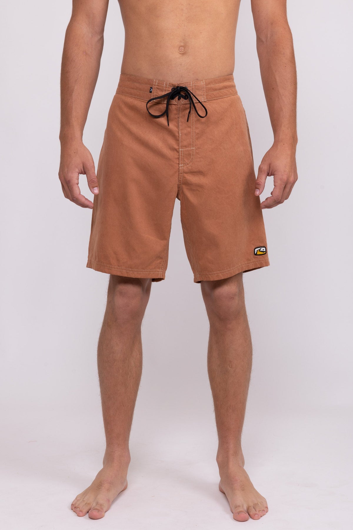 Rusty USA Zuma Beach Fitted Boardshort CHESTNUT BROWN