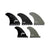 Rusty NVS Tri Quad Fin Set - Futures